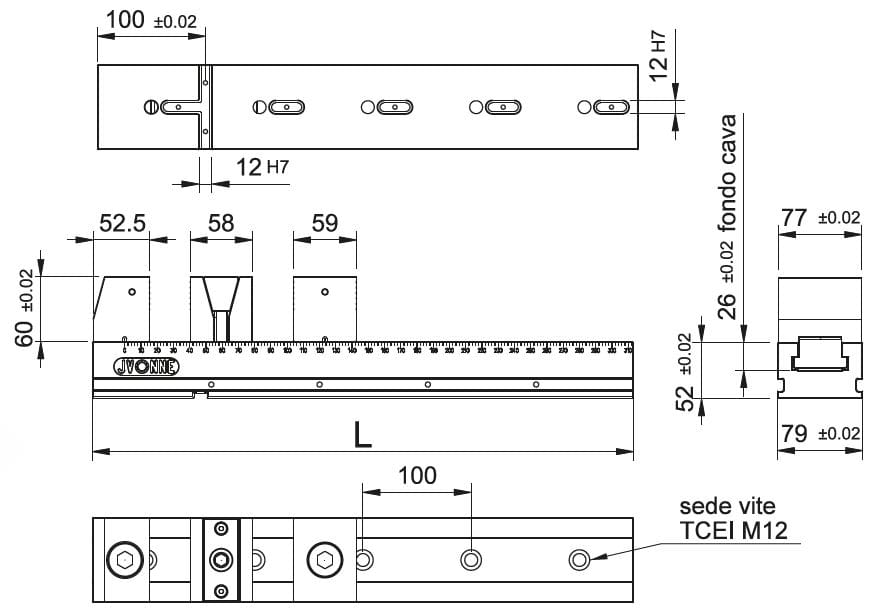 MORSA MULTIPRESA 100 TIPO "CW"